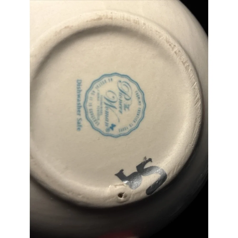 The Pioneer Woman Cheerful Rose Stoneware Measuring Cup Set Dishwasher Safe